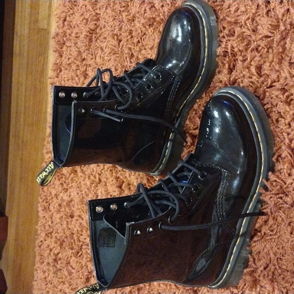Patent leather Doc Martens